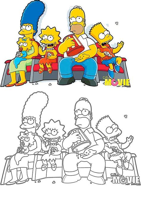 los simpsons para colorear|los simpsons imagenes para imprimir.